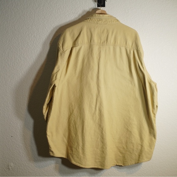 C.E. Schmidt Workwear Shirt Button Down Dijon Mustard 100% Cotton Heavy Duty 3XL - Picture 7 of 9